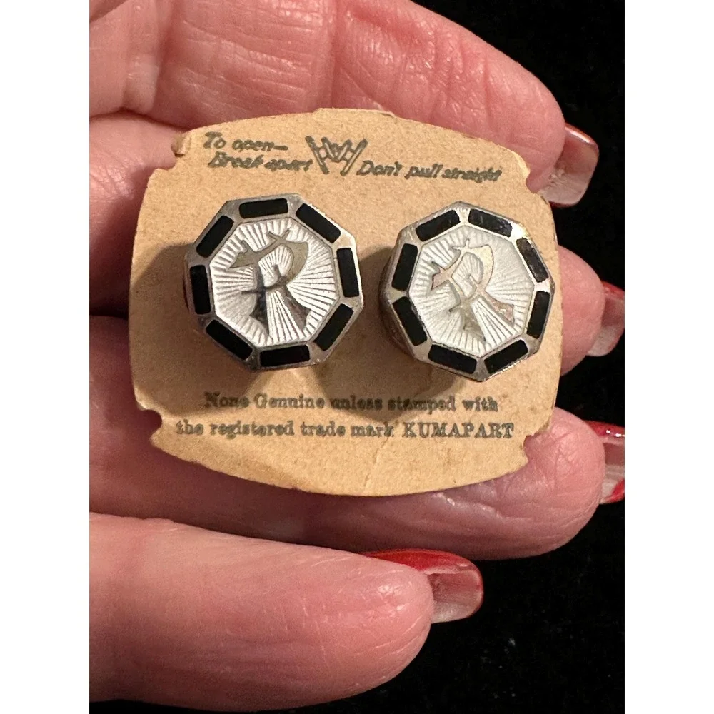 Art Deco Kum-a-Part Cuff Links 